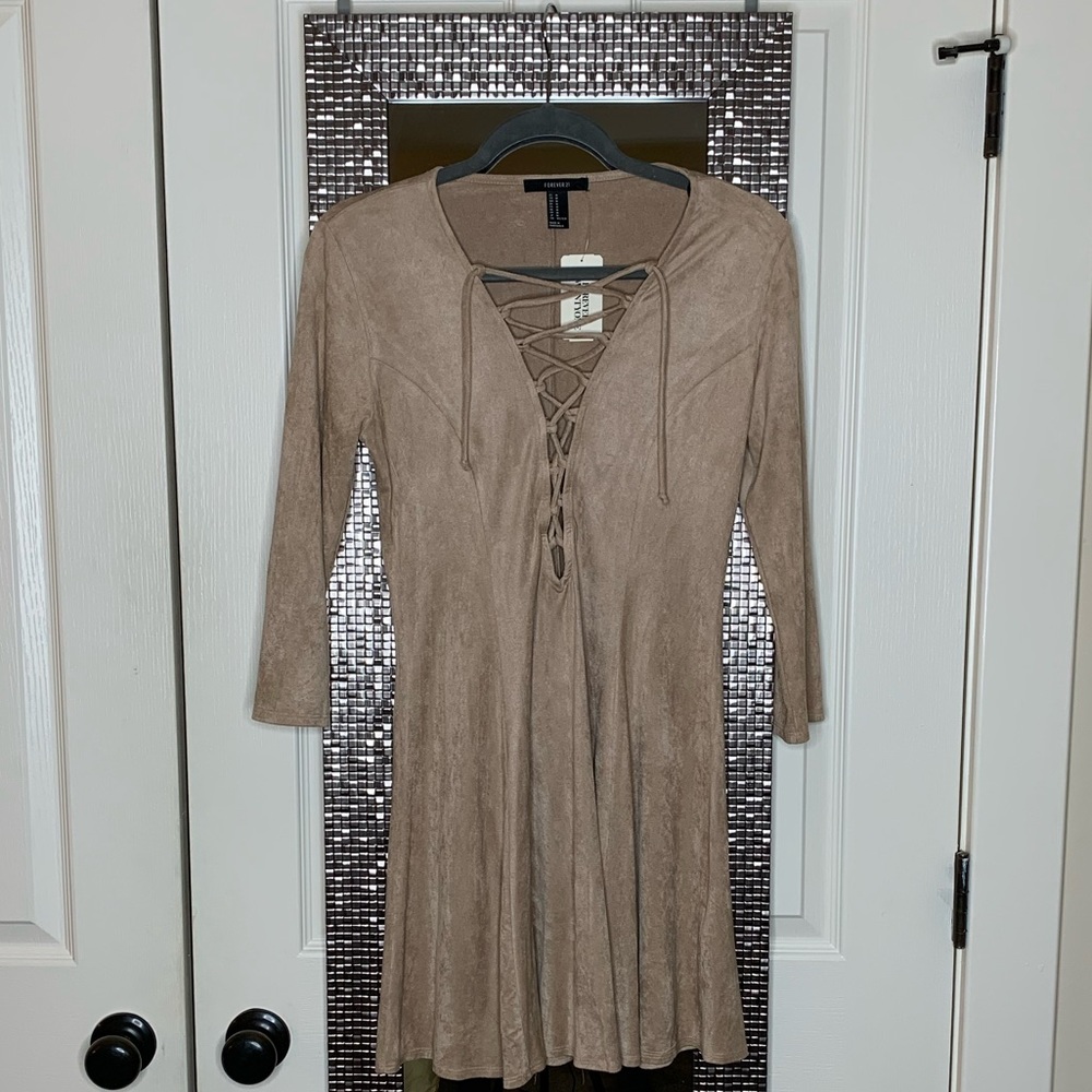 Tan Dress